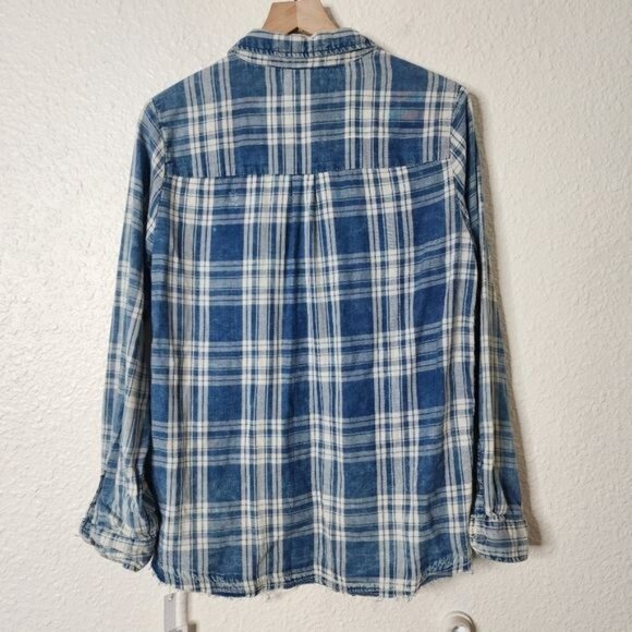 BlankNYC Plaid Button Up in You Oughta Know Women's Size Medium New With Tags - Picture 2 of 8